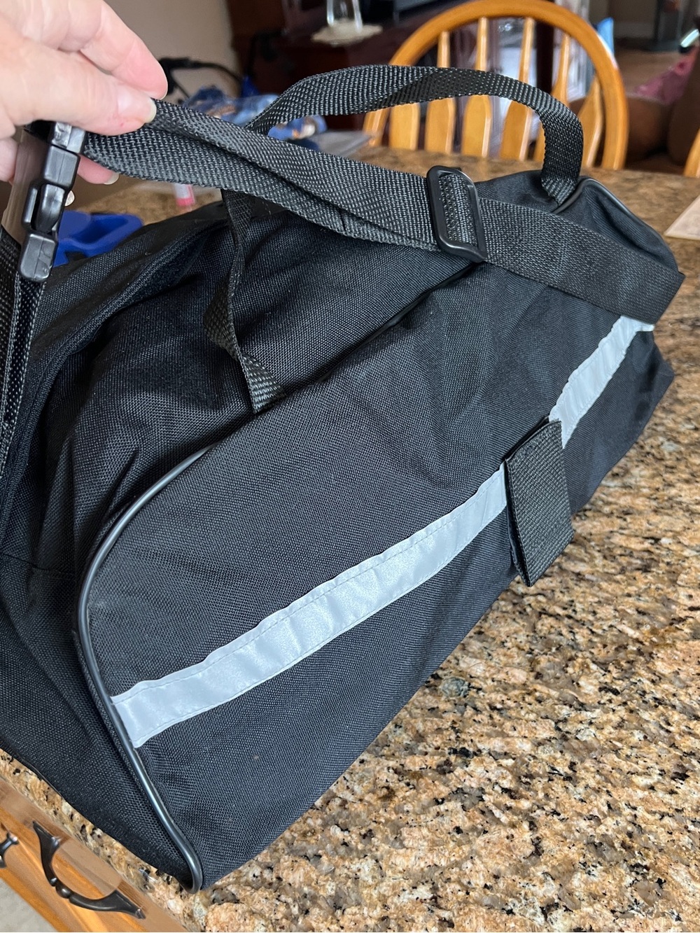Harley Davidson black duffle bag 20”